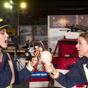Szenenfoto aus Bei der Feuerwehr wird der Kaffee kalt